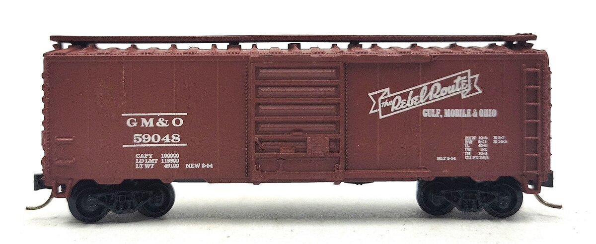 Atlas 3430 N Scale GM&O 40' Box Car #59048 LN/Box