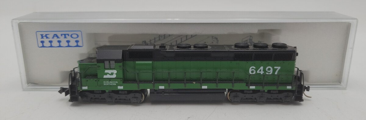 Kato 176-314 N Scale Burlington Northern SD45 Diesel Locomotive EX/Box