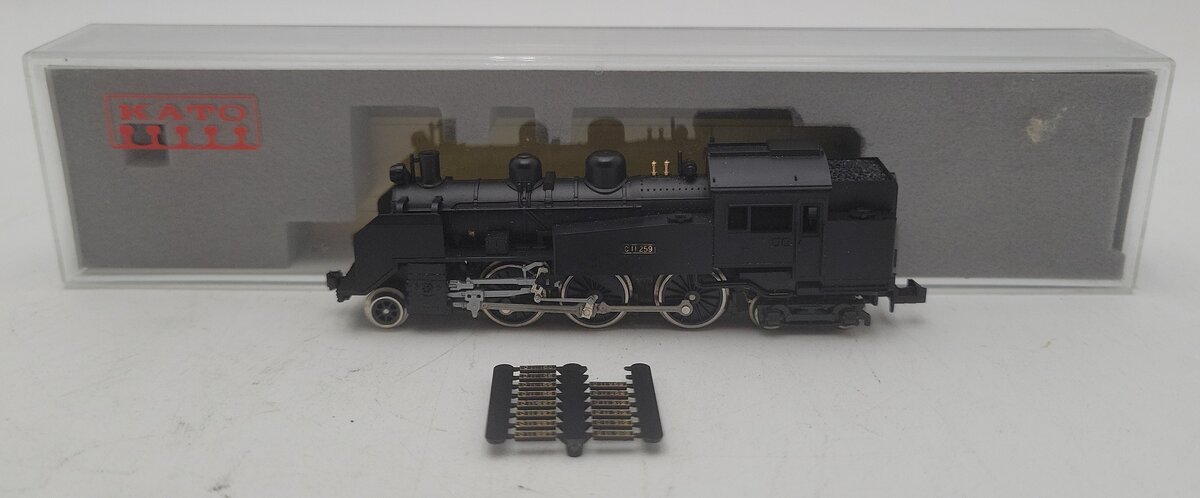 Kato 2002 N Scale C11 2-6-4 Japanese Saddle Tank Steam Locomotive EX/Box