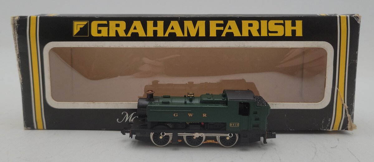 Graham Farish 1104 N Scale GWR 9400 Class Pannier Tank #9410 EX/Box