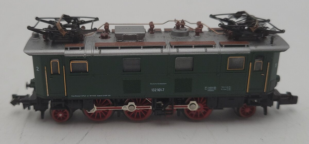 Fleischmann 7369 N Piccolo Deutsche Bundesbahn Electric Locomotive #132101-7 EX/Box