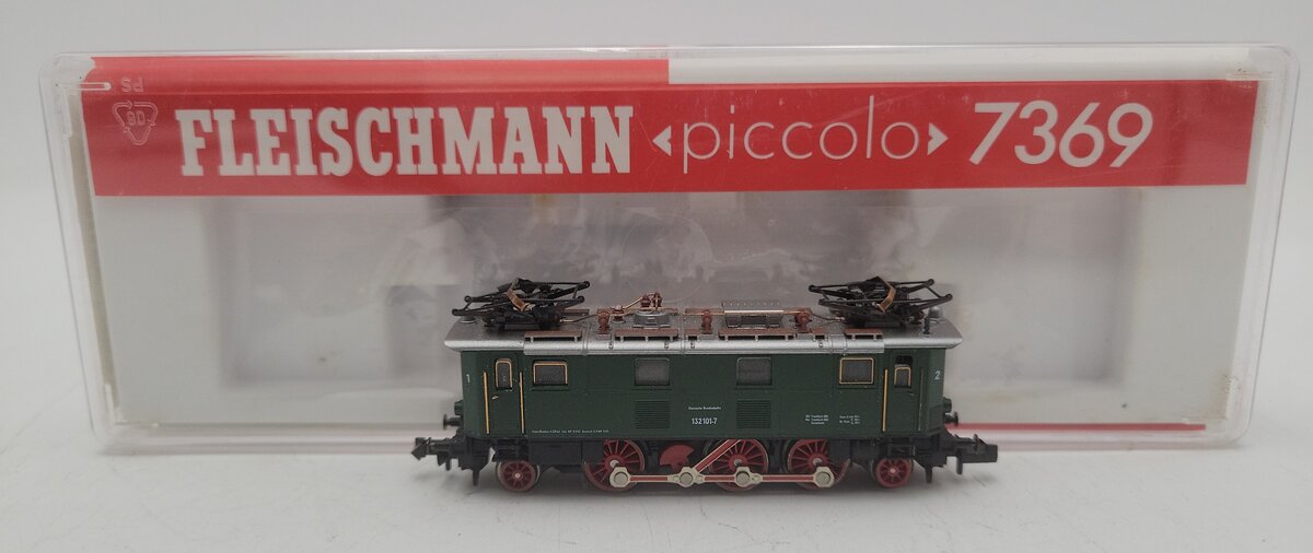 Fleischmann 7369 N Piccolo Deutsche Bundesbahn Electric Locomotive #132101-7 EX/Box