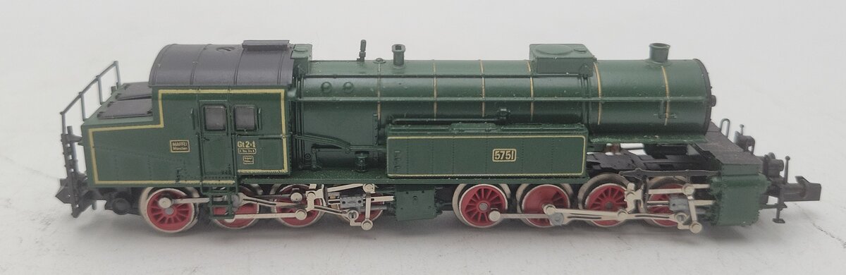 Arnold 2276 N Scale Articulated 0-8-8-0 Steam Engine Locomotive #5751 EX/Box
