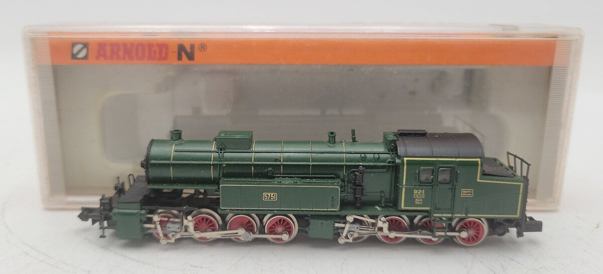 Arnold 2276 N Scale Articulated 0-8-8-0 Steam Engine Locomotive #5751 EX/Box