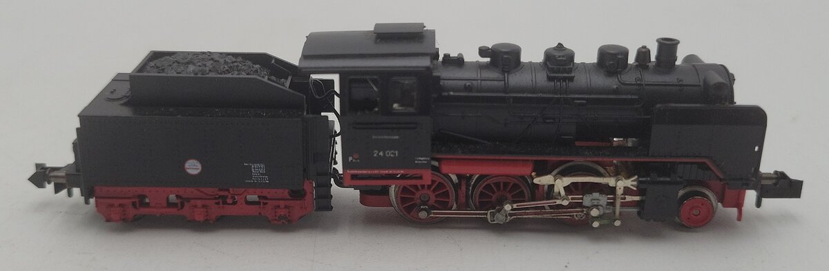Trix 12839 N Scale DR Steam Locomotive #24021 EX/Box