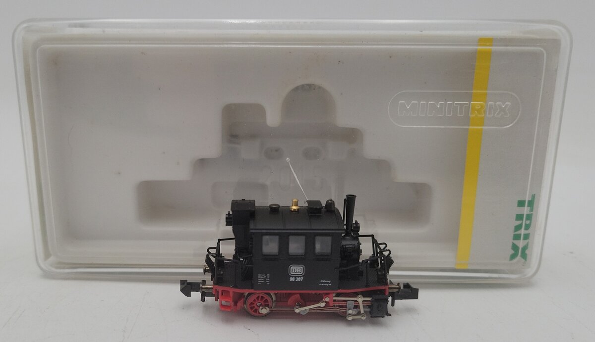 Trix 12714 N Scale BR98 DB Tank Steam Locomotive #98307 EX/Box