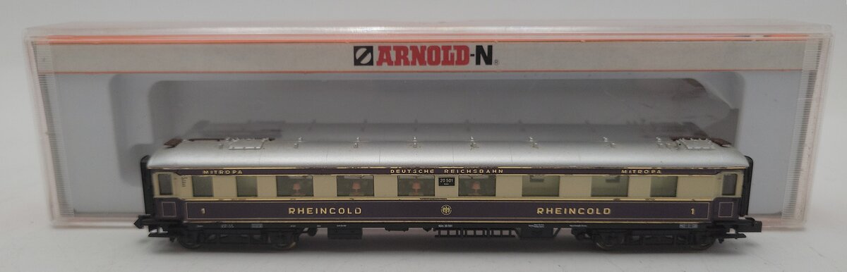 Arnold 3856 N Scale DR Rheincold Passenger Car #1 EX/Box