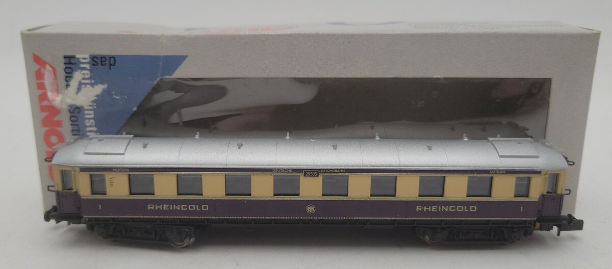 Arnold 5802 N Scale DR Rheincold 1st Class Passenger Car #20505 EX/Box