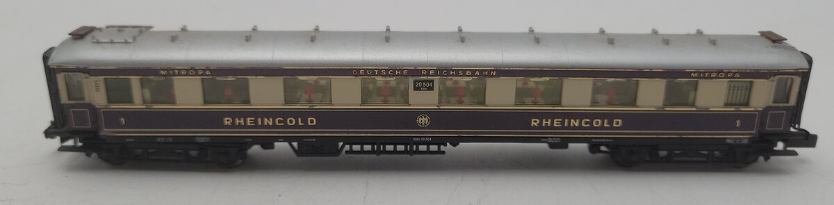 Arnold 3855 N Scale DR Rheincold First Class Passenger Car #1 EX/Box