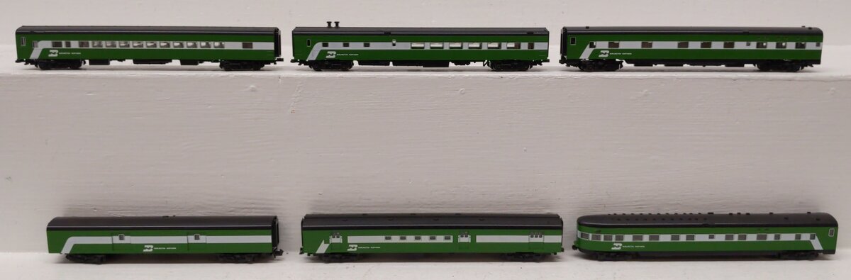 Kato 106-017 N Scale Burlington Northern Passenger Set EX/Box