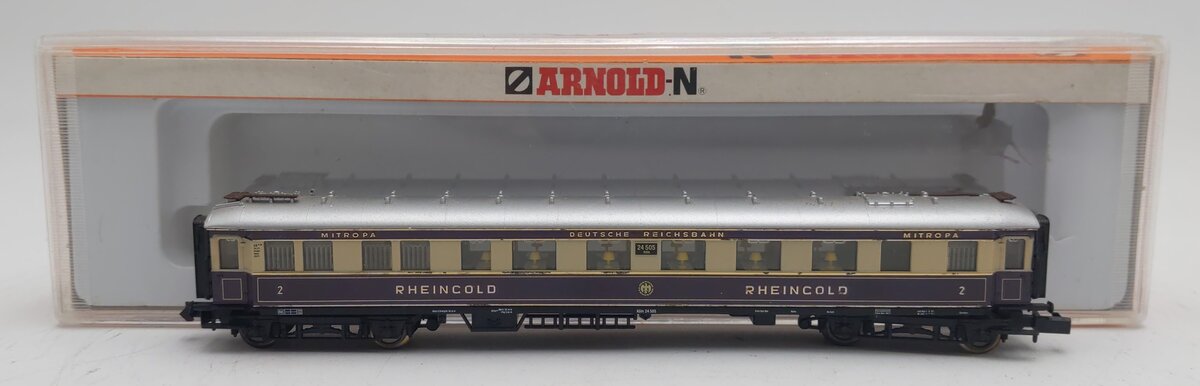 Arnold 3858 N Scale DR Rheincold Passenger Car EX/Box