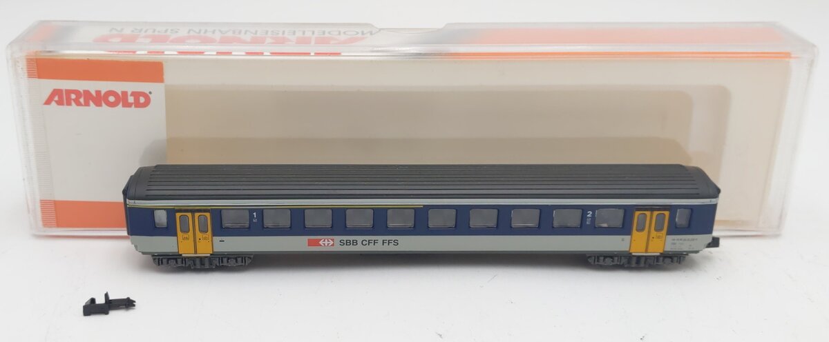 Arnold 3256 N Scale SBB 1st Class Passenger Car EX/Box