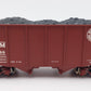 Atlas 7756-5 O Scale Western Maryland 55 Ton Fishbelly Hopper #11888 (2-Rail) EX/Box