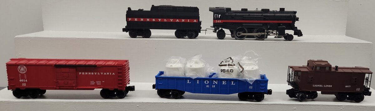 Lionel 7-11087 O Gauge Pennsylvania 50th Anniversary Steam Freight Set VG/Box