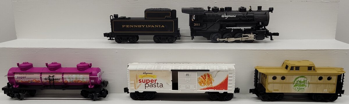 Lionel 6-30176 Wegmans O Gauge Steam Freight Train Set EX/Box