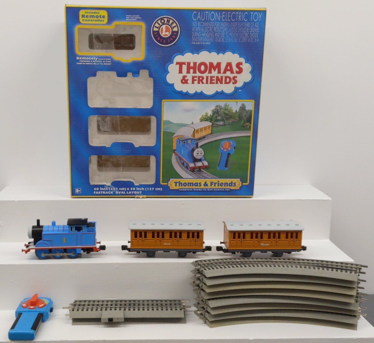 Lionel 6-83510 O Thomas &Friends Lionchief Steam Passenger Train Set W/Bluetooth VG/Box