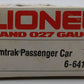 Lionel 6-6411 O Gauge Amtrak Illuminated Passenger Car #6411 EX/Box