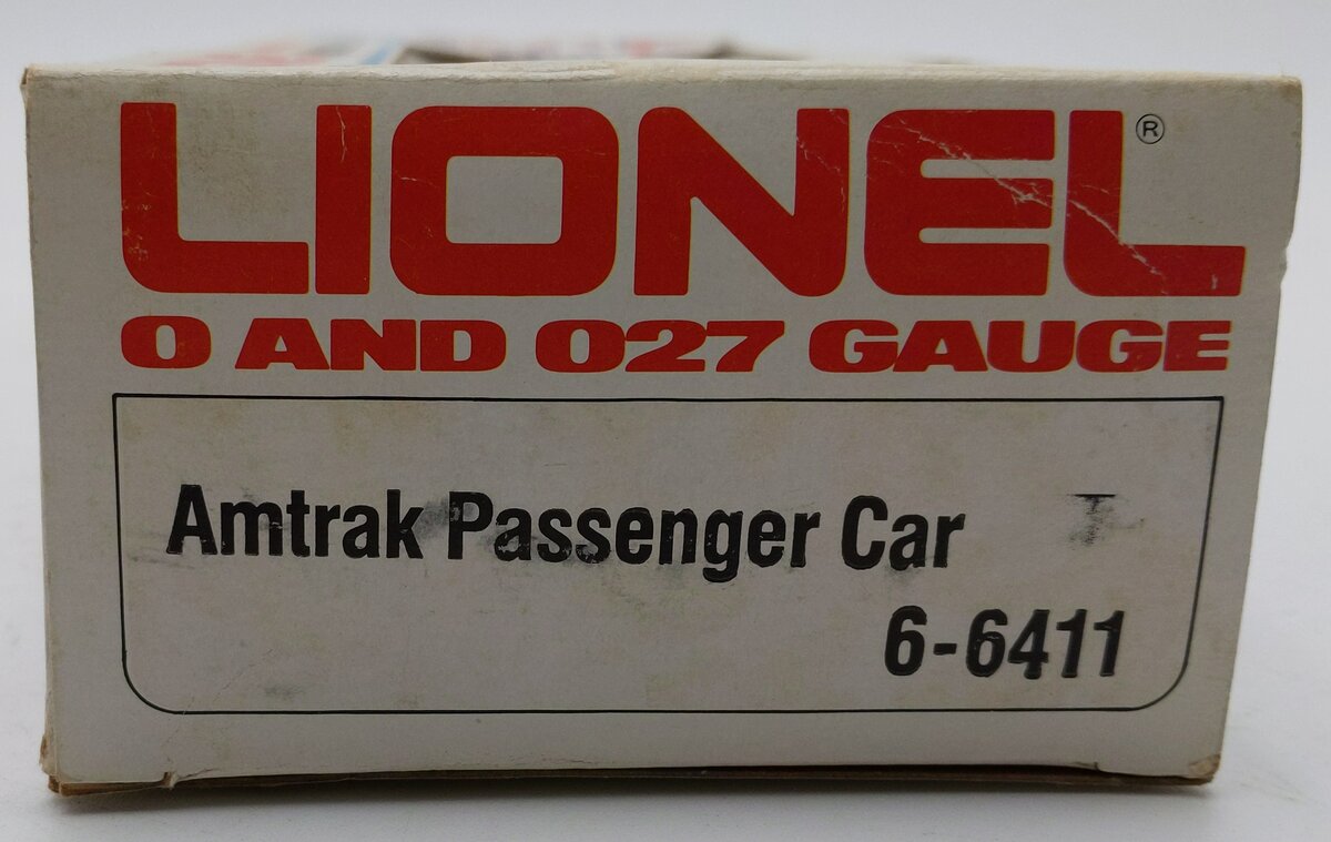 Lionel 6-6411 O Gauge Amtrak Illuminated Passenger Car #6411 EX/Box