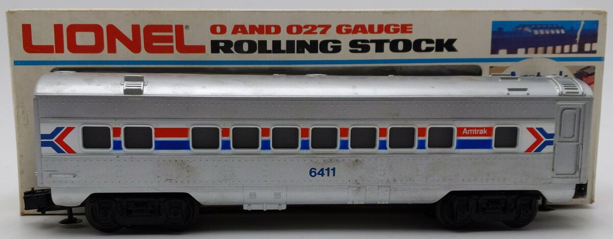 Lionel 6-6411 O Gauge Amtrak Illuminated Passenger Car #6411 EX/Box