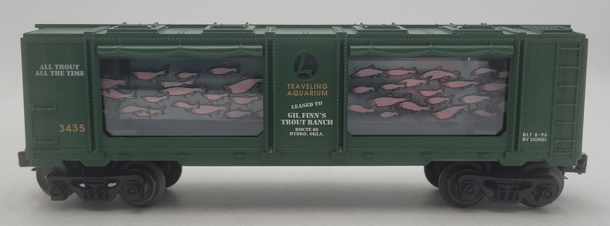 Lionel 6-16742 O Gauge Gil Finn's Trout Ranch Animated Aquarium Car #3435 EX/Box