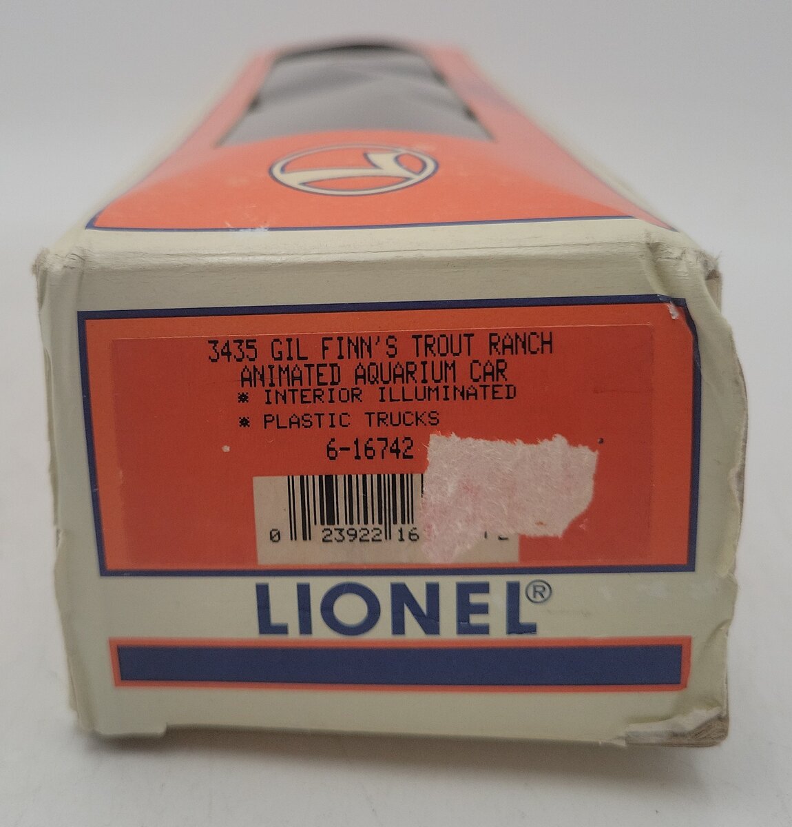 Lionel 6-16742 O Gauge Gil Finn's Trout Ranch Animated Aquarium Car #3435 EX/Box