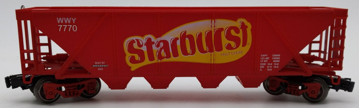 Menards 275-9149 O Gauge Starburst Hopper #7770 EX/Box