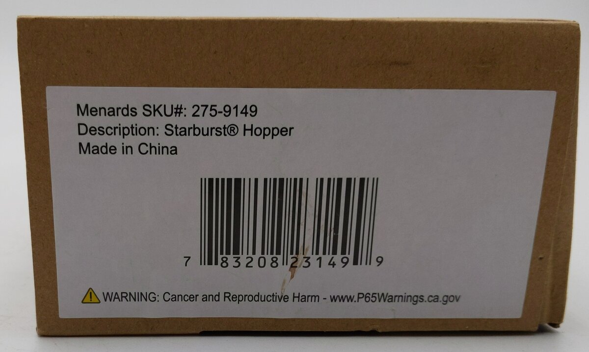 Menards 275-9149 O Gauge Starburst Hopper #7770 EX/Box