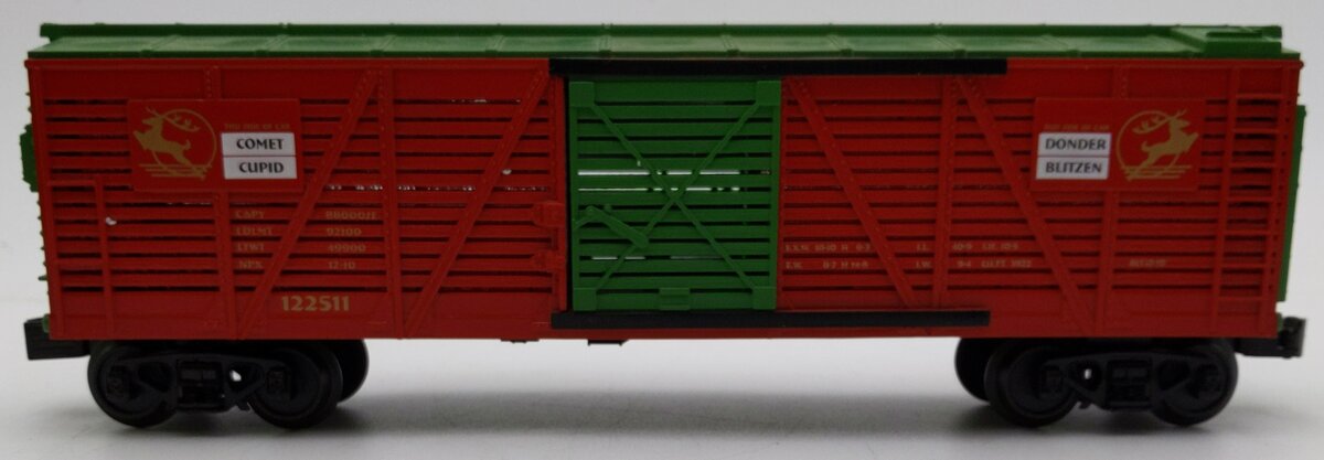 MTH 30-7193 Christmas Stock Car EX/Box