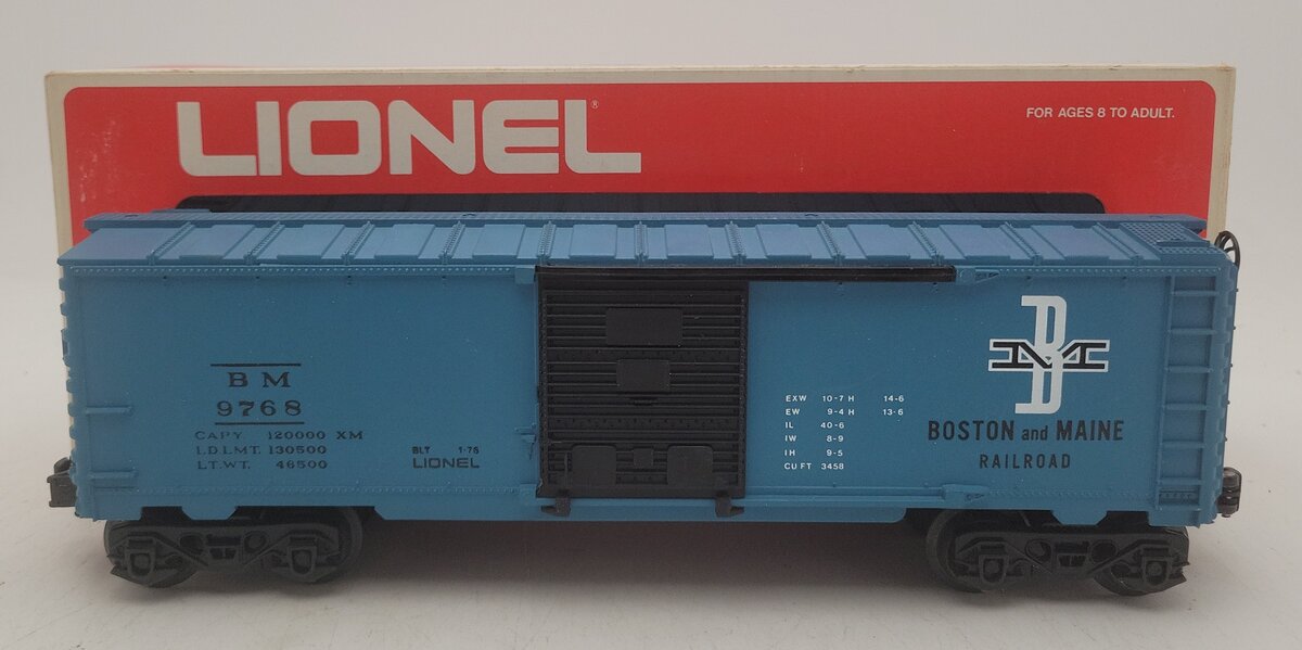 Lionel 6-9768 O Gauge Boston & Maine Boxcar EX/Box