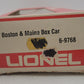 Lionel 6-9768 O Gauge Boston & Maine Boxcar EX/Box