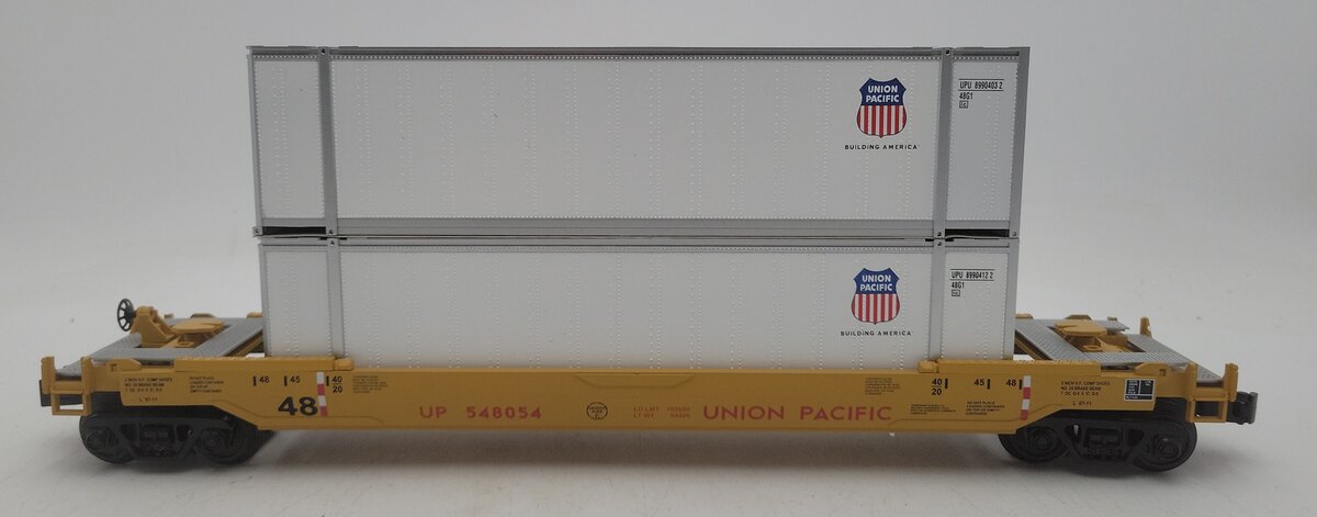 MTH 30-4214A O Gauge Union Pacific Husky Stack Car #548054 EX