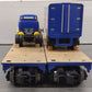 Menards 275-9545 O Gauge Chessie Flatcars w/ SPAM Tractor/Trailer (2) EX/Box