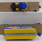Menards 275-9545 O Gauge Chessie Flatcars w/ SPAM Tractor/Trailer (2) EX/Box
