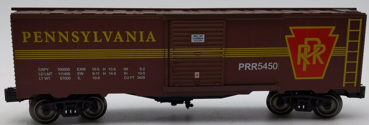 Menards 275-9338 O Gauge Pennsylvania Railroad Boxcar #5450 LN/Box