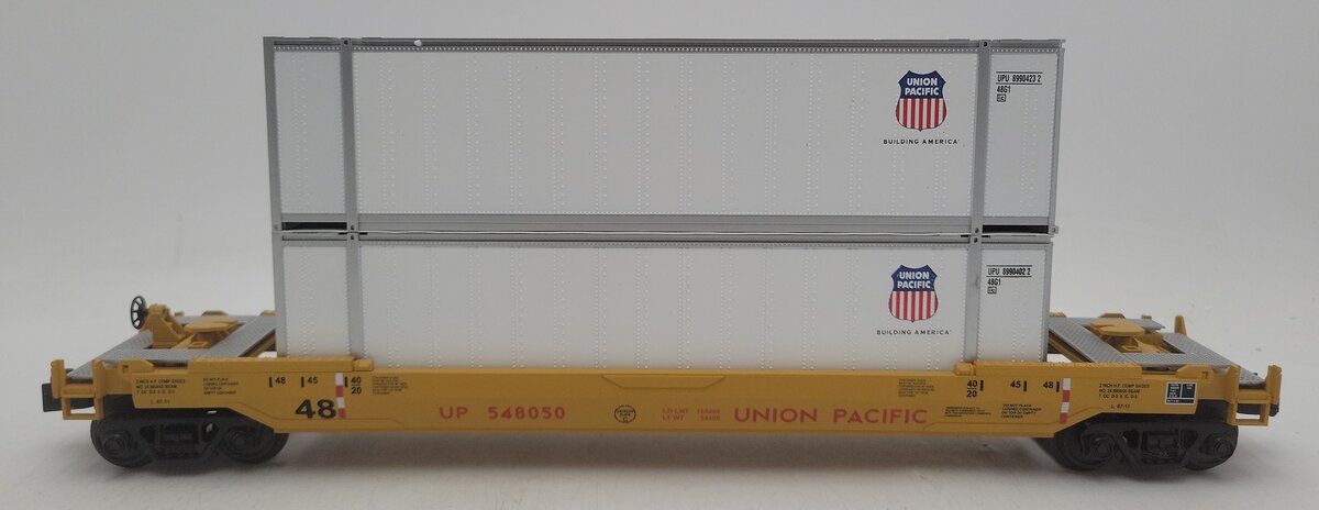 MTH 30-76432 O Scale Union Pacific Husky Stack Car #548050 EX/Box
