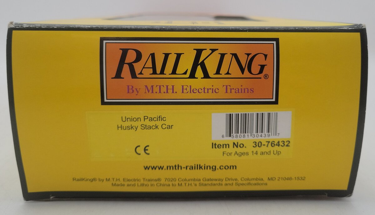 MTH 30-76432 O Scale Union Pacific Husky Stack Car #548050 EX/Box