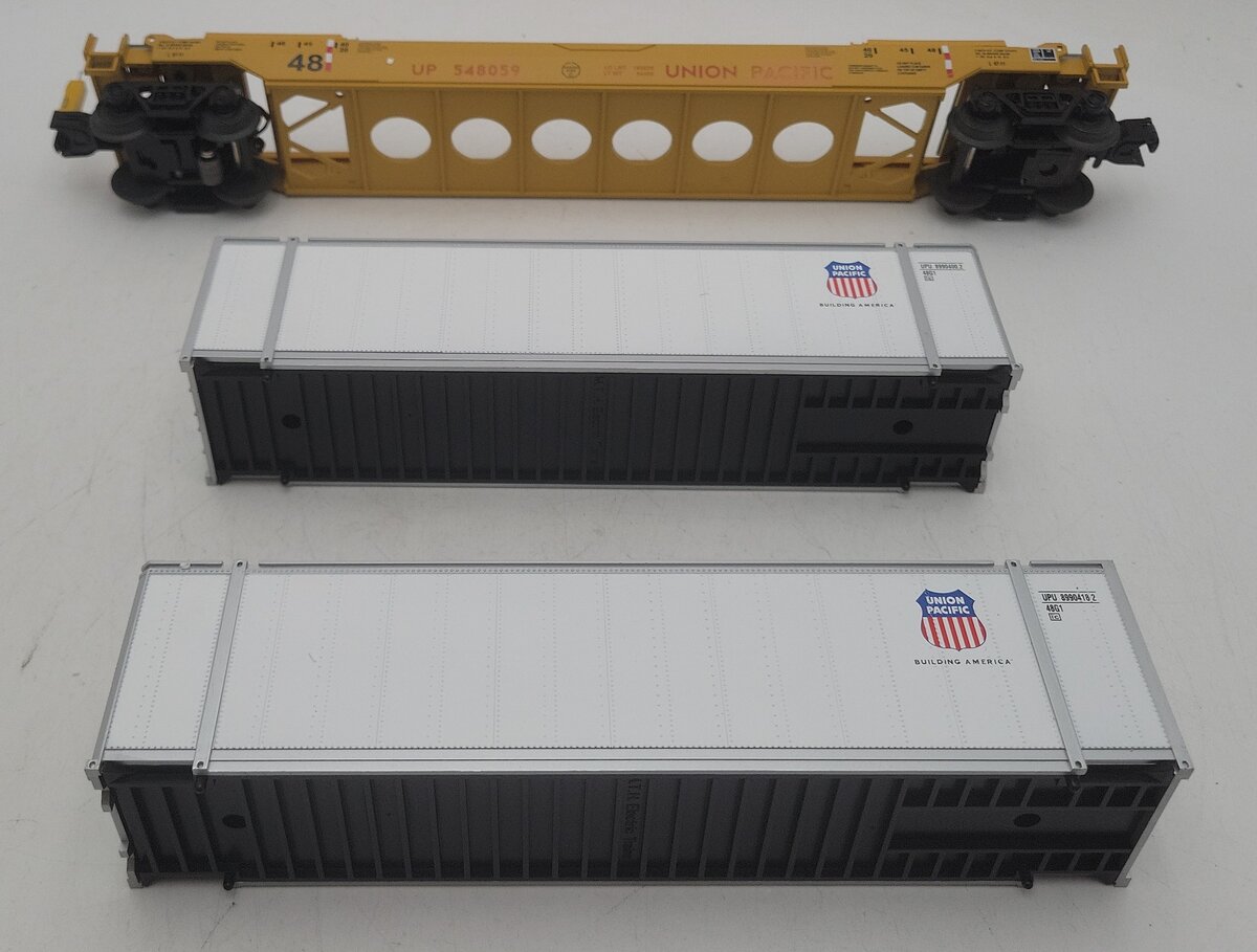 MTH 30-4214C Union Pacific Husky Stack Car w/ ETD #548059 EX/Box