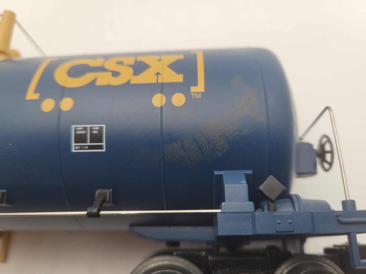 MTH 30-73444 O CSX Modern Tank Car #993328 VG/Box