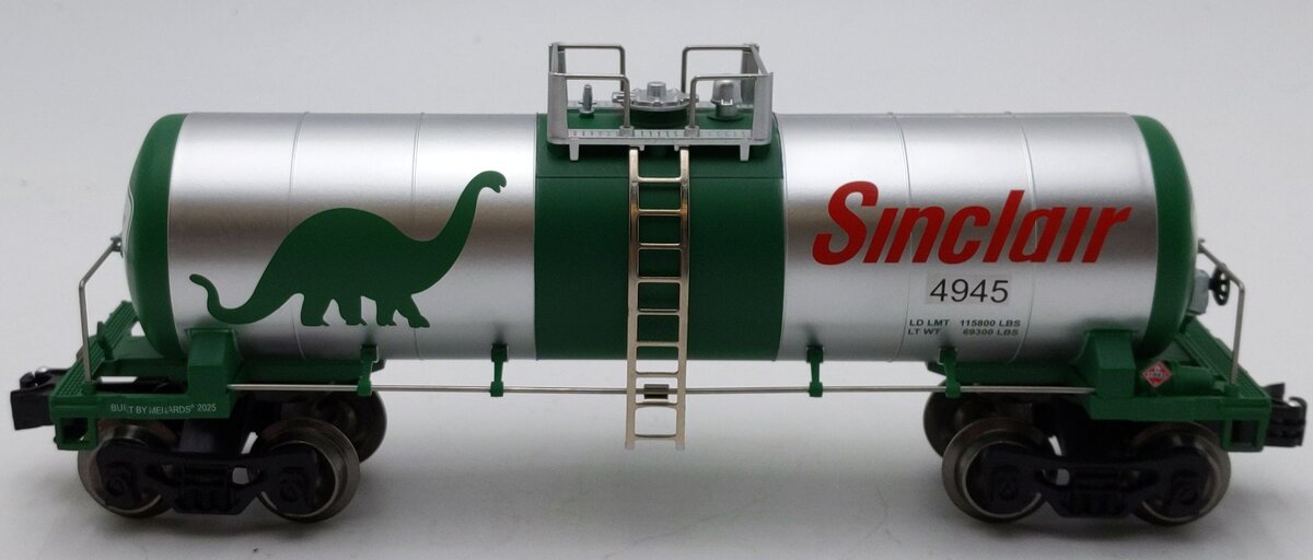 Menards 275-9512 O Gauge Sinclair Tank Car #4945 LN/Box