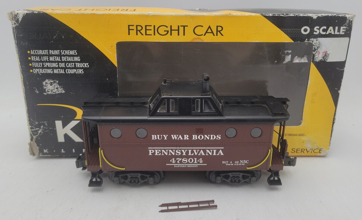 K-Line K615-1895 O Gauge Pennsylvania N5C Caboose #478014 VG/Box