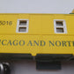 Menards 275-9438 O Gauge Chicago and North Western Caboose #5016 EX/Box