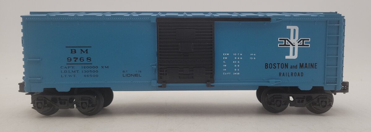Lionel 6-9768 O Gauge Boston & Maine Boxcar VG/Box