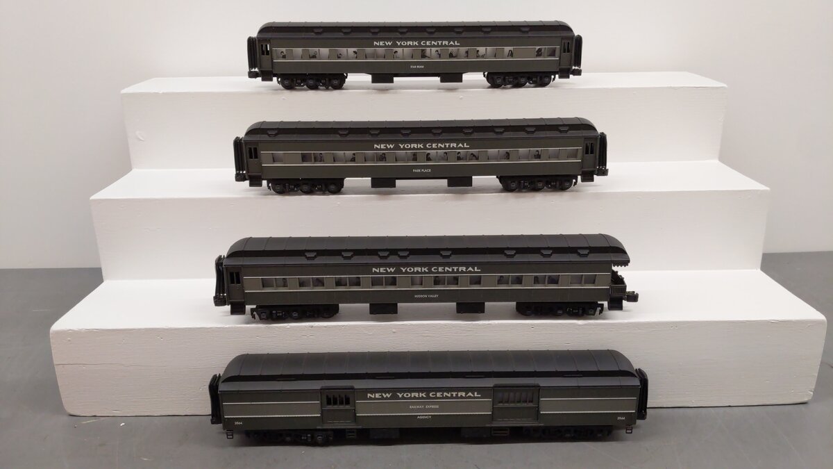 Lionel 6-19060 O Gauge New York Central Pullman Heavyweight Cars (Set of 4) EX/Box