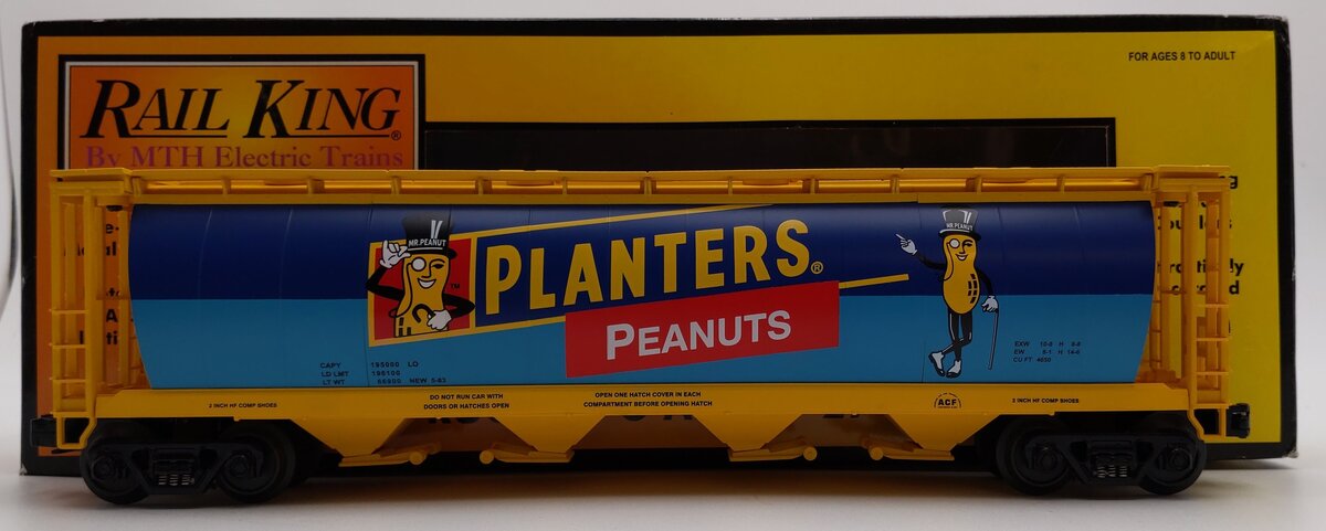 MTH 30-75114 Planters Peanuts 4-Bay Cylindrical Hopper LN/Box