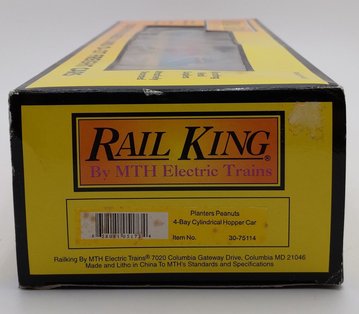 MTH 30-75114 Planters Peanuts 4-Bay Cylindrical Hopper LN/Box