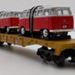 MTH 30-76033 O Scale Union Pacific Flatcar w/2 VW #1965 LN/Box