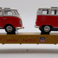 MTH 30-76033 O Scale Union Pacific Flatcar w/2 VW #1965 LN/Box