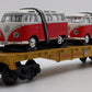 MTH 30-76033 O Scale Union Pacific Flatcar w/2 VW #1965 LN/Box
