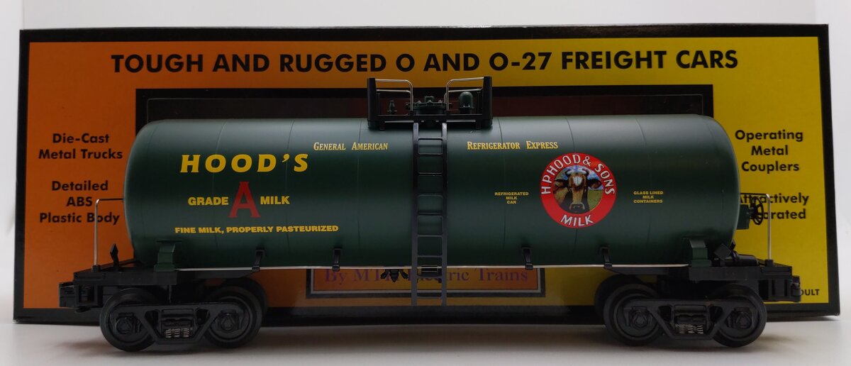 MTH 30-7381 O Gauge Hoods Dairy Modern Tank Car EX/Box