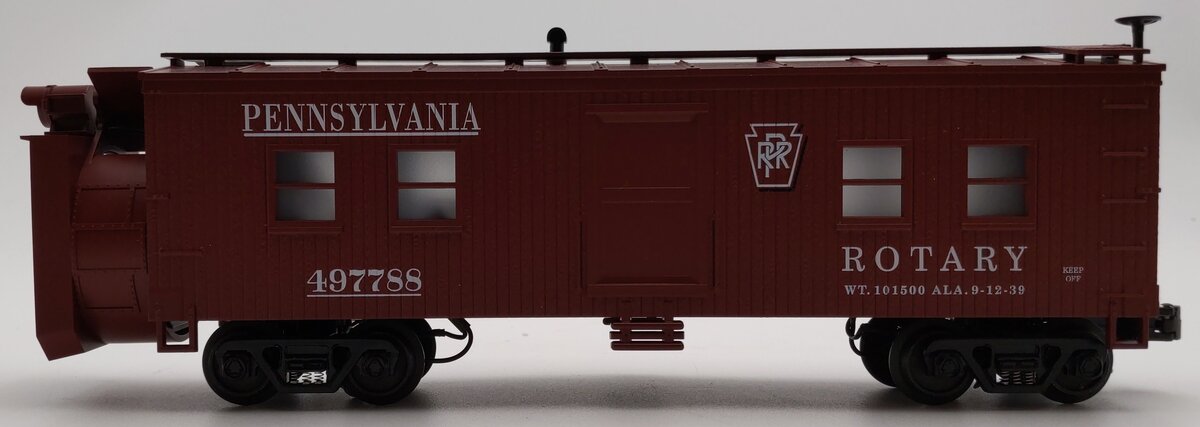 MTH 30-2124 O Gauge Pennsylvania Rotary Snow Plow #497788 EX/Box